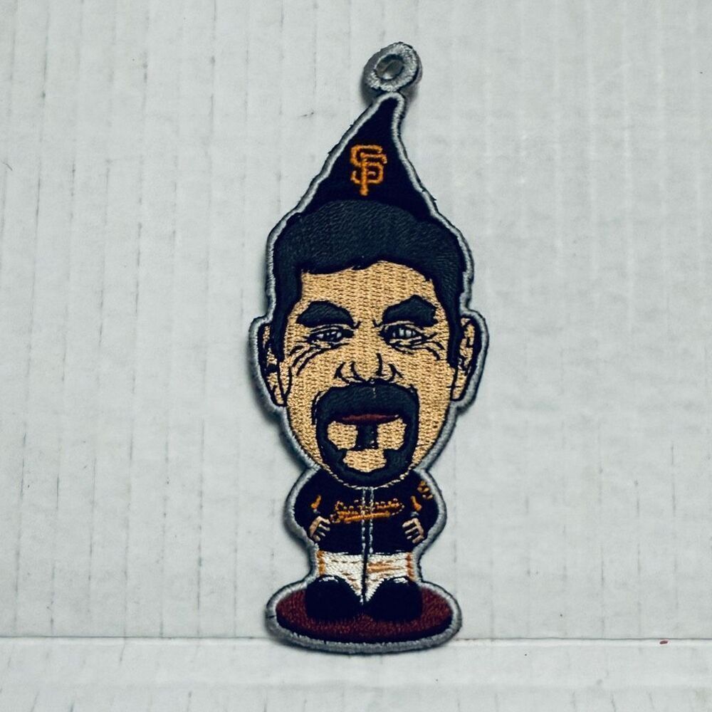 Coach Bruce Bochy San Francisco Giants (MLB) Gnome Patch Lanyard Keychain